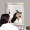 Head West 29" Brushed Nickel Frame Vanity Mirror